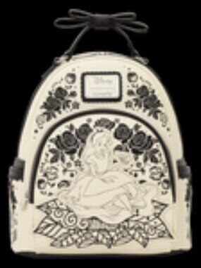 Alice in Wonderland Floral Mini Backpack
